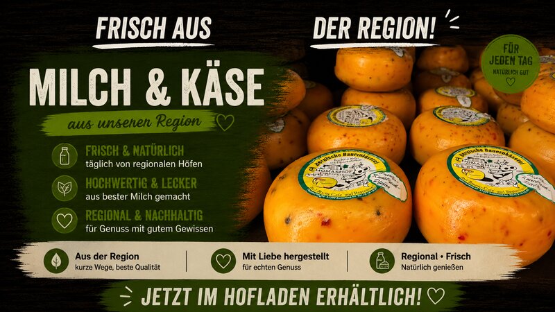 Milch und Käse